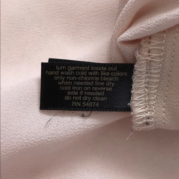 Blush Pink Polka Dot Tank with Gold Sequins size M - Picture 5 of 7